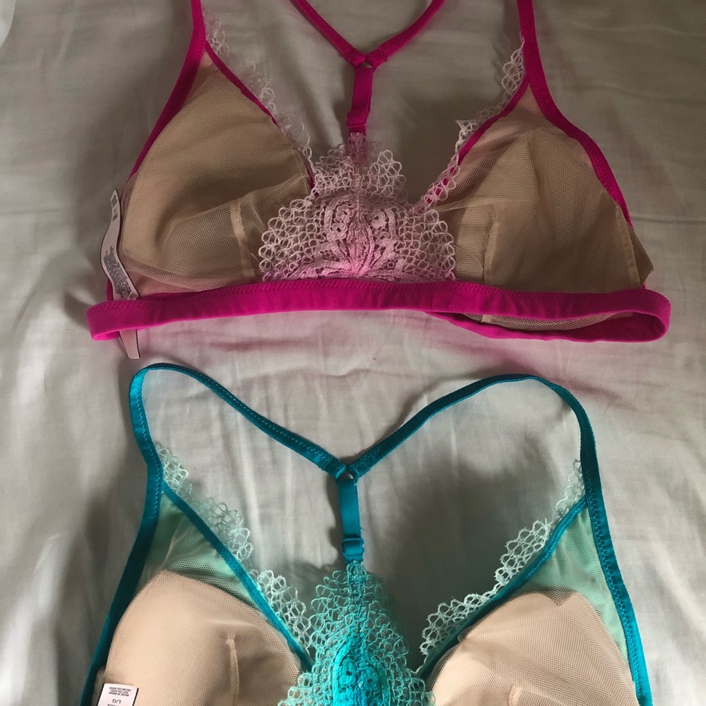 Two Victoria’s Secret Bralettes